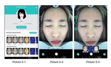Digitalkamera-Analysator-Maschine behandelt Skin Therapist Cosmetics