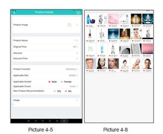 Gesichtspflege-Haut-Analysator-Gerät, Haut, die Maschinen-Android-Plattform-System analysiert