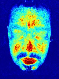 Digitalkamera-intelligente Haut-im Gesichtanalyse-magisches Spiegel-System