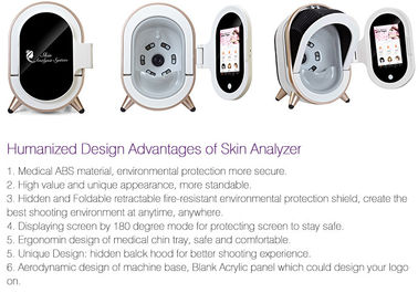 ABS Gesichtsgesichtsdiagnoseanalysator haut-Tone Scanners 45W 20 Megapixel