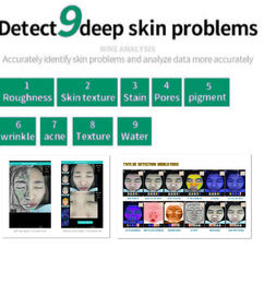 Beobachter-Gesichtshaut-Scanner-Analysator-Diagnosen-Maschine 3D Digital