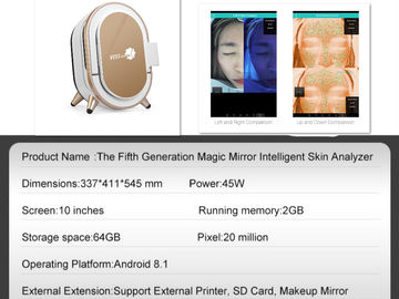 Gesichts-Kamera-Analysator VS001 Dermatoscope 3D für kosmetischen Therapeuten